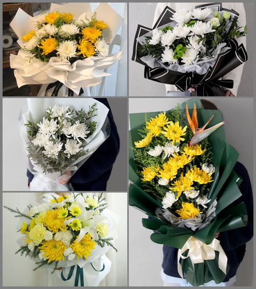 山东青岛莱西市龙水街道左家泊村白事花束代送